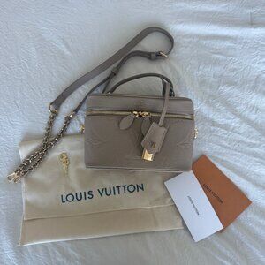 Louis Vuitton Monogram Vanity Bag in Beige